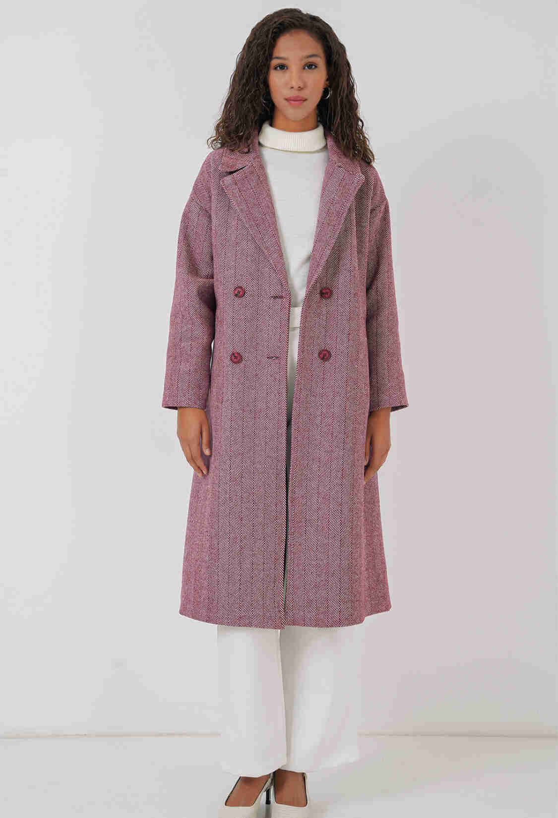 Oversize Wide Cut Wool Long Cashmere Coat - Brand: Bigdart - Women & Kids, Baby Clothes Wholesale - TheBS Women