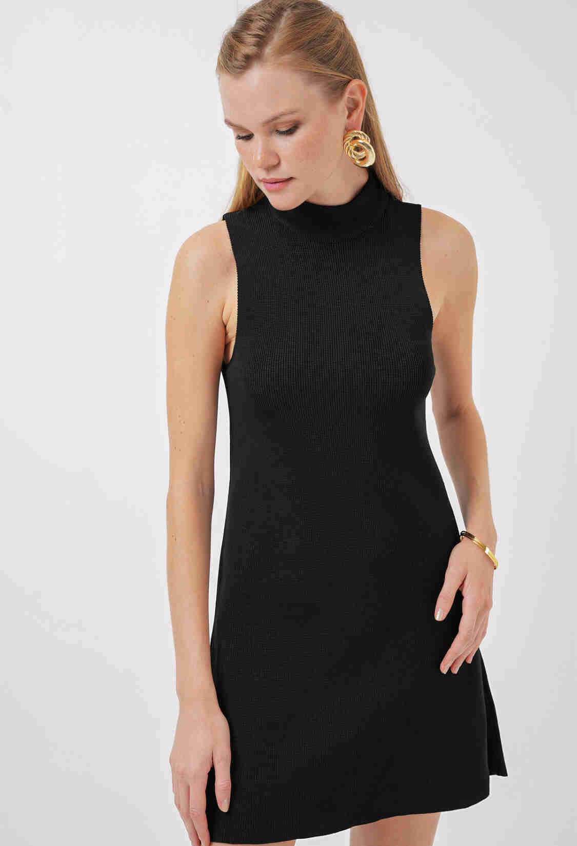 Zero Sleeve Mini Knit Dress - Brand: Bigdart - Women & Kids, Baby Clothes Wholesale - TheBS Women
