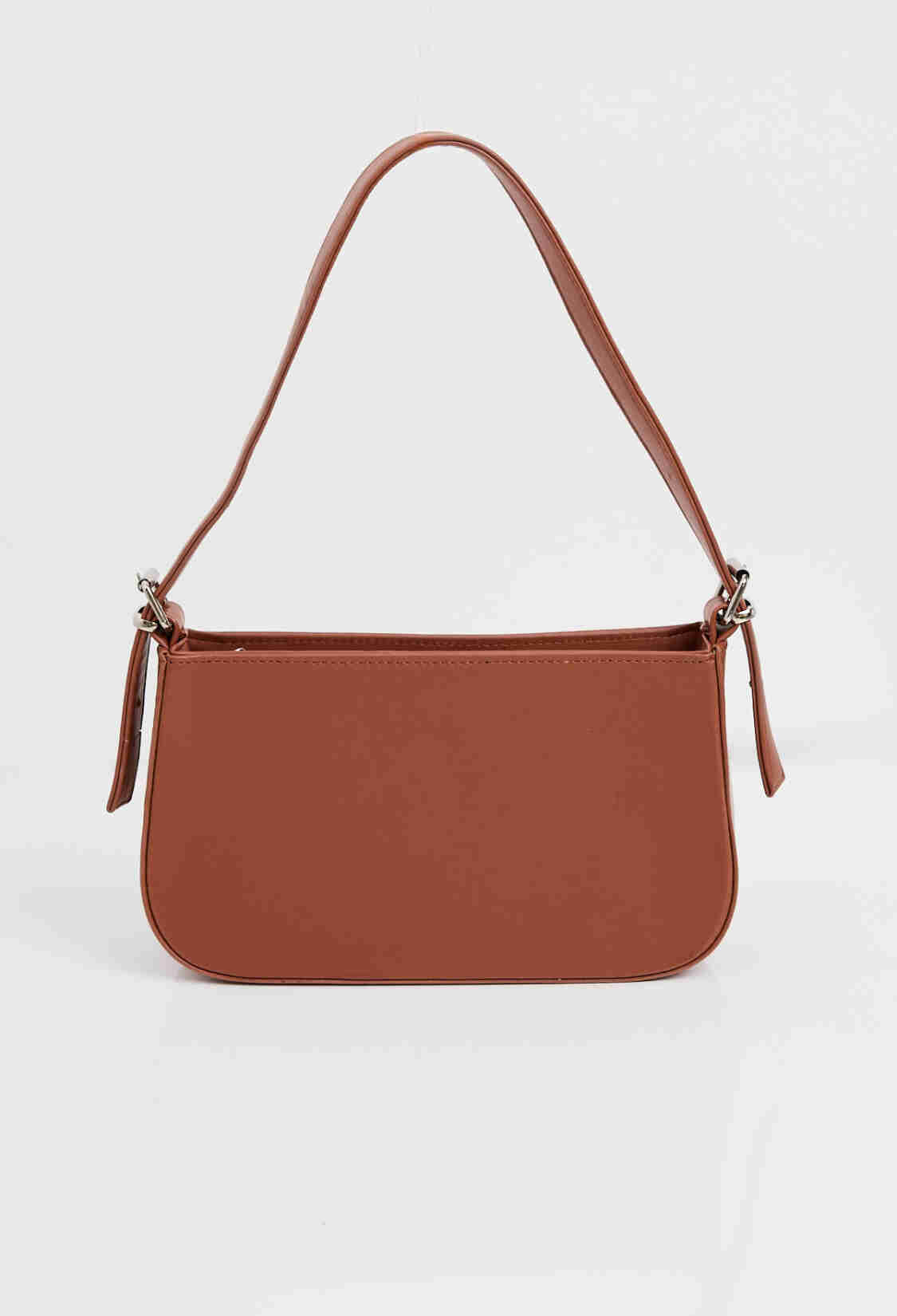 Plain Baguette Shoulder Bag - Tan - Brand: Bigdart - Women & Kids, Baby Clothes Wholesale - TheBS Women