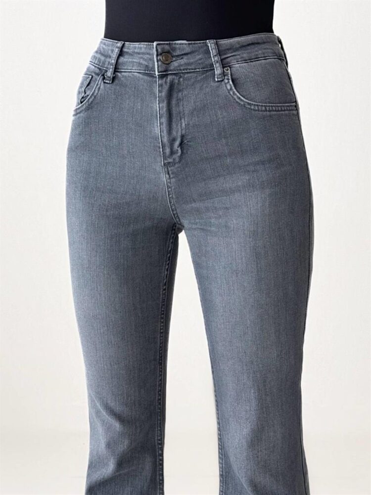 Mini Flare Gray Jeans - Brand: LACARINO - Women & Kids, Baby Clothes Wholesale - TheBS Women