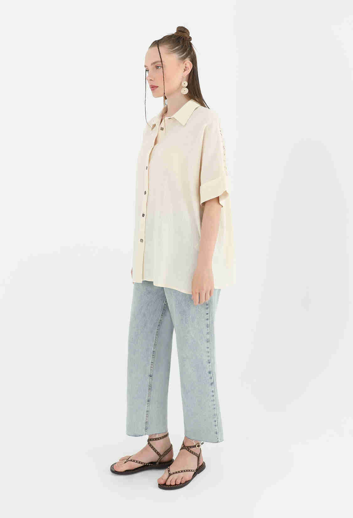 Women's Back Lace Short Sleeve Shirt - Brand: SOUL - Women & Kids, Baby Clothes Wholesale - TheBS Women