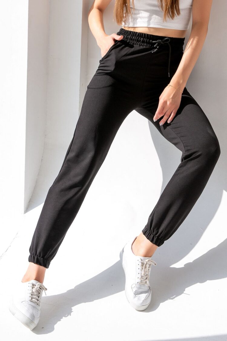 High Waist Jogger Sweatpants - Brand: la & vetta - Women & Kids, Baby Clothes Wholesale - TheBS Women