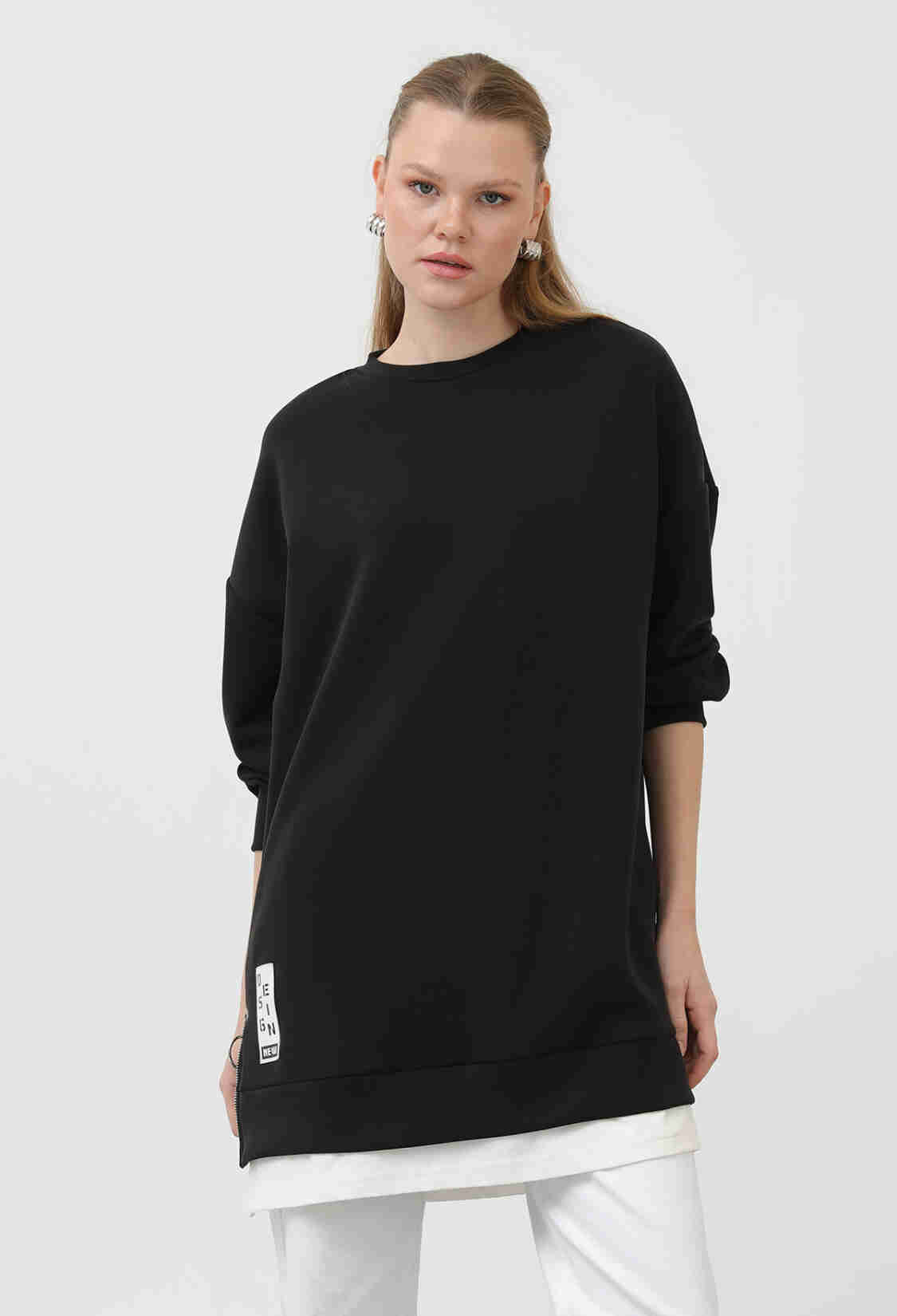 Women's Front Label Detail Tunic - Brand: Puane - Women & Kids, Baby Clothes Wholesale - TheBS Women