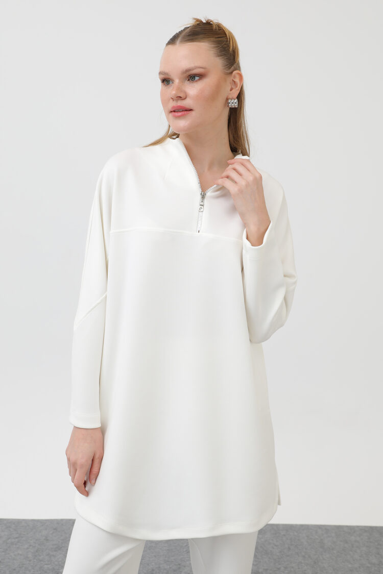 Women's Front Zipper Detail Tunic - Brand: Puane - Women & Kids, Baby Clothes Wholesale - TheBS Women