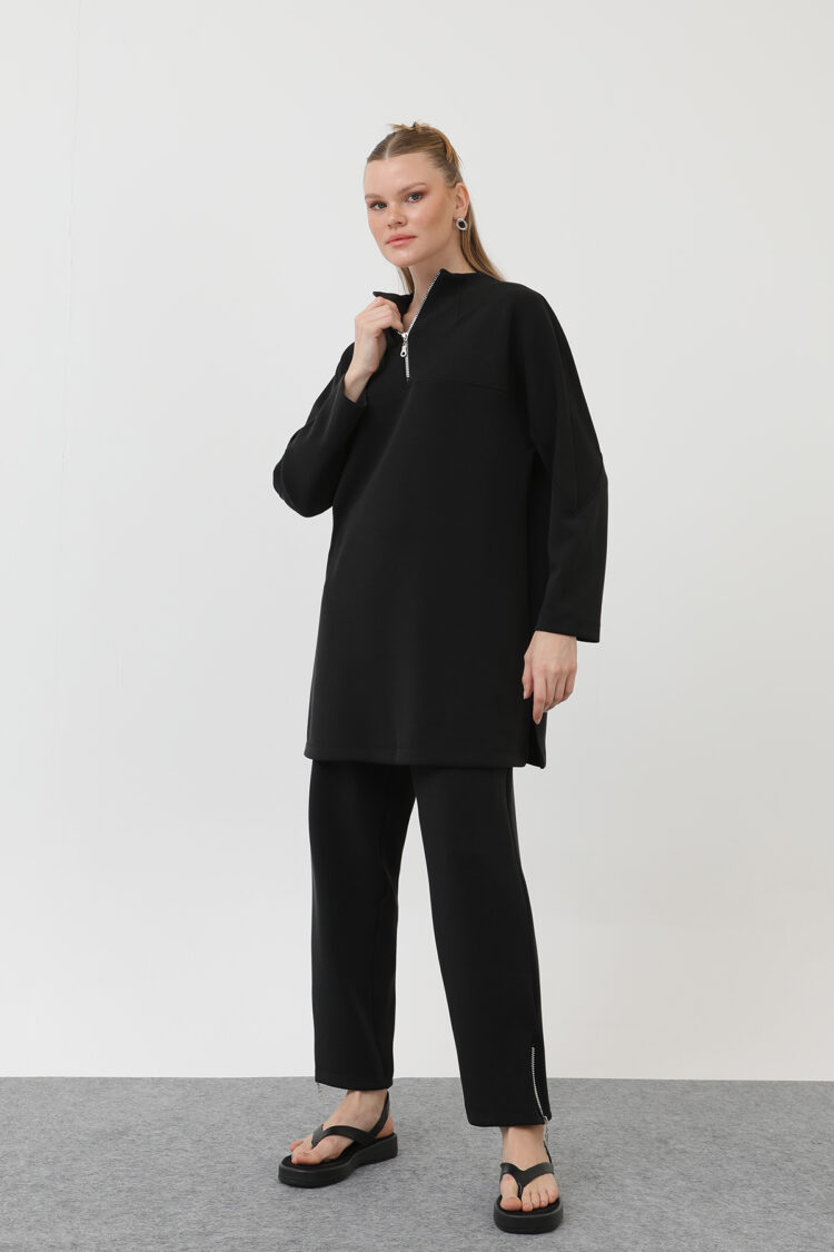 Women's Front Zipper Detail Tunic - Brand: Puane - Women & Kids, Baby Clothes Wholesale - TheBS Women