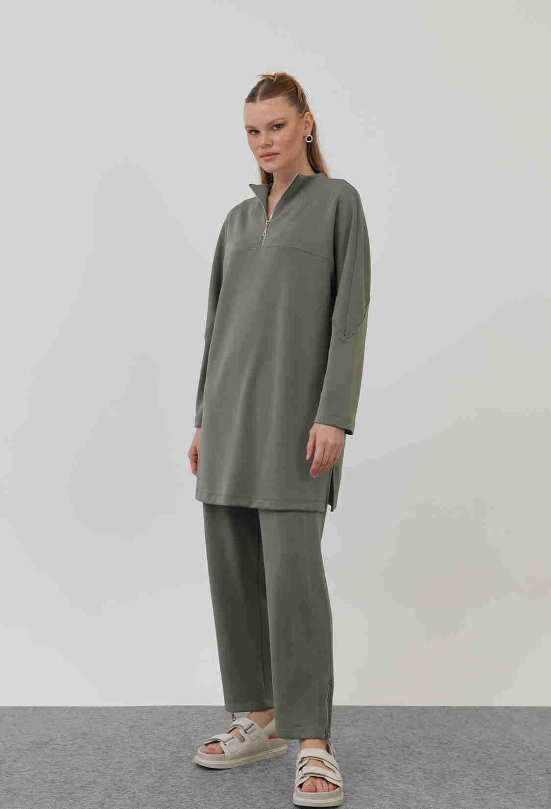 Front Zipper Detail Tunic - Brand: Puane - Women & Kids, Baby Clothes Wholesale - TheBS Women