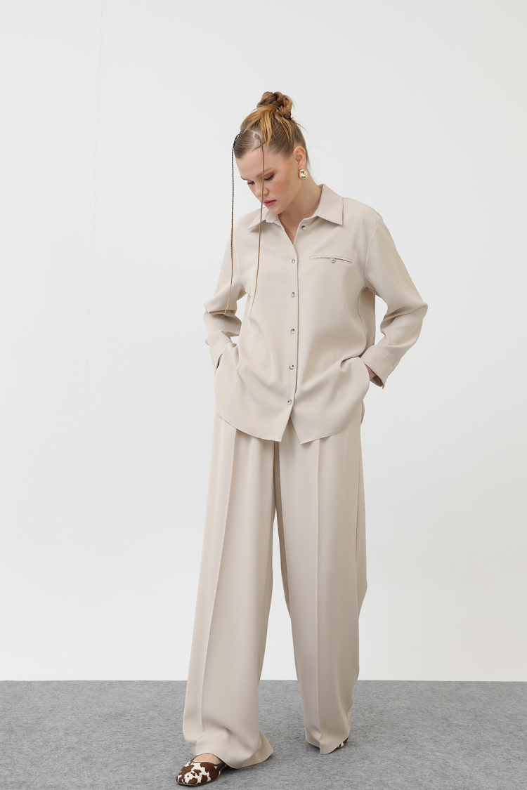 Women's Pocket Detailed Shirt - Brand: SOUL - Women & Kids, Baby Clothes Wholesale - TheBS Women