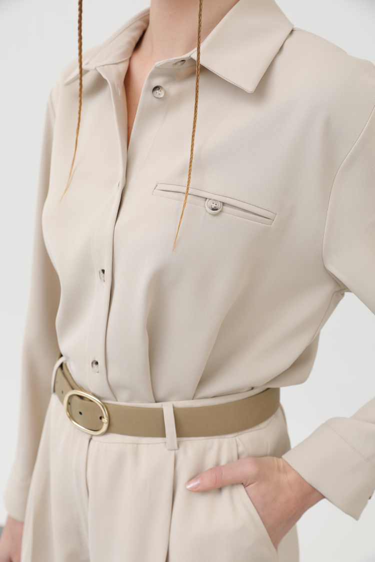 Women's Pocket Detailed Shirt - Brand: SOUL - Women & Kids, Baby Clothes Wholesale - TheBS Women