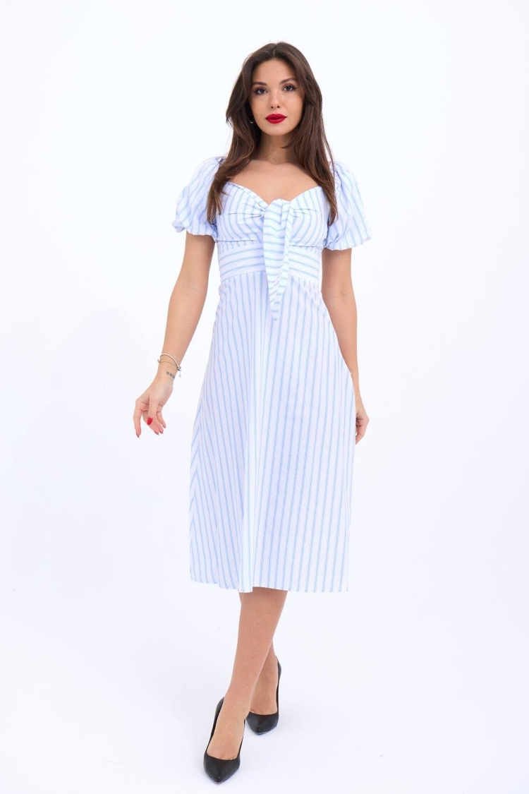 Striped Dress - Brand: Fame - Women & Kids, Baby Clothes Wholesale - TheBS Women