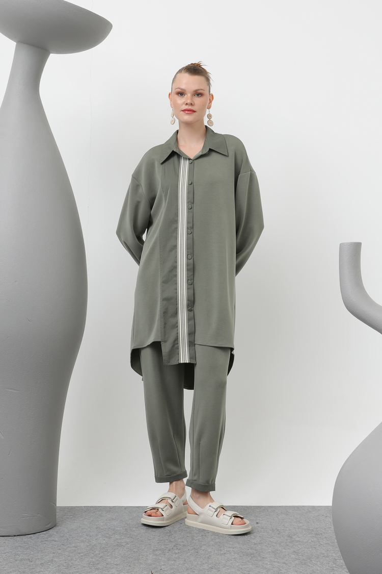 Women's Garnished Ribbon Detail Suit - Brand: Puane - Women & Kids, Baby Clothes Wholesale - TheBS Women