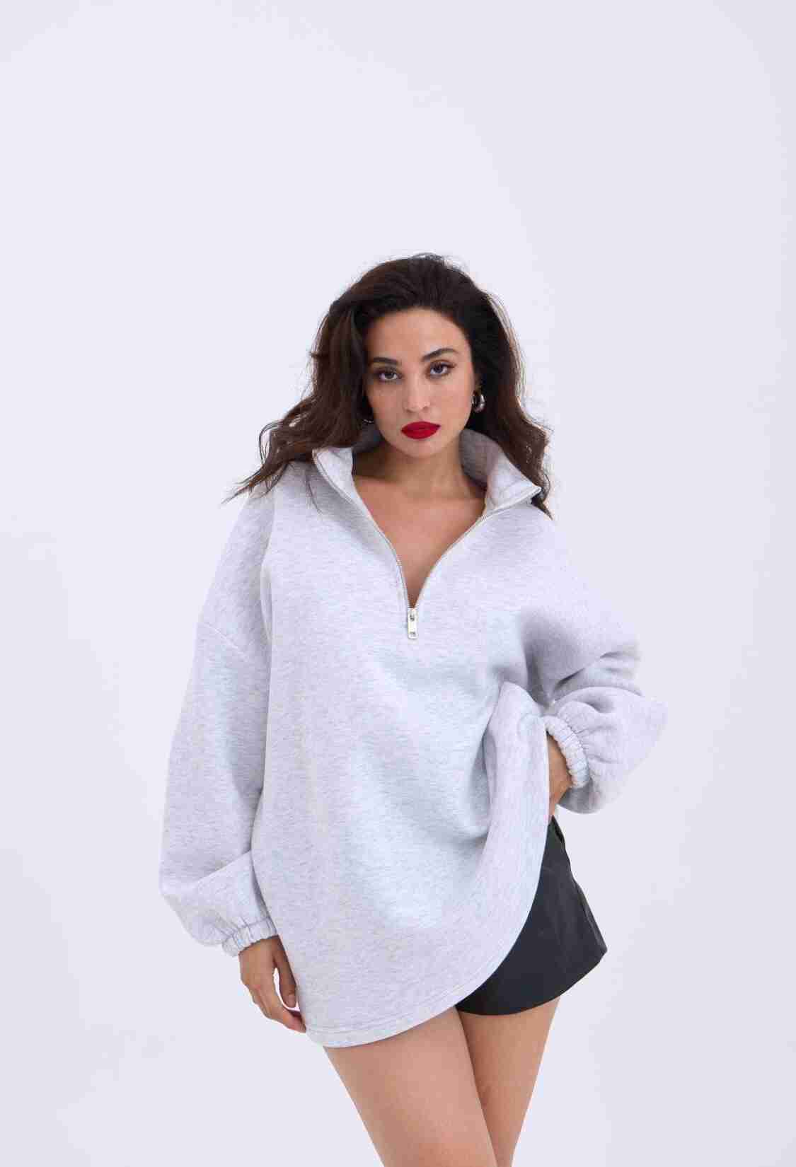 Casual Sweat - Snow Melange - Brand: Fame - Women & Kids, Baby Clothes Wholesale - TheBS Women