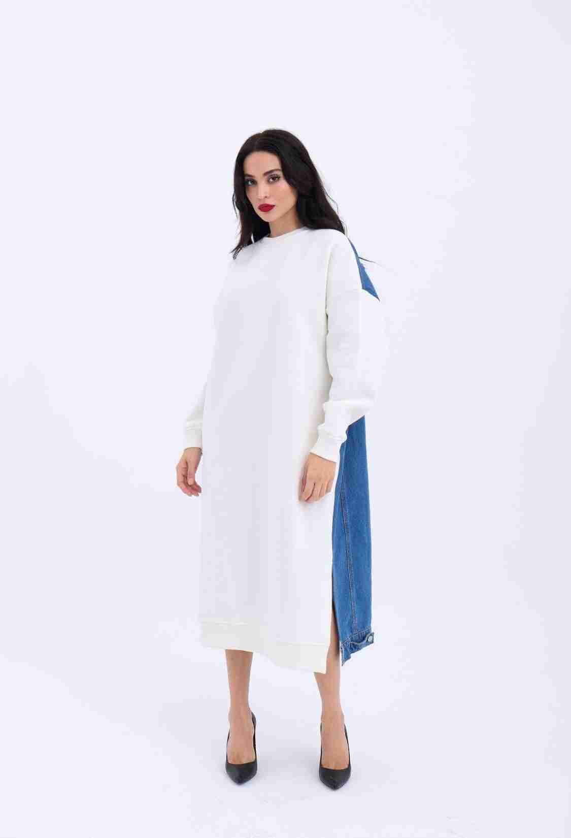 Long Sweat Dress - Brand: Fame - Women & Kids, Baby Clothes Wholesale - TheBS Women