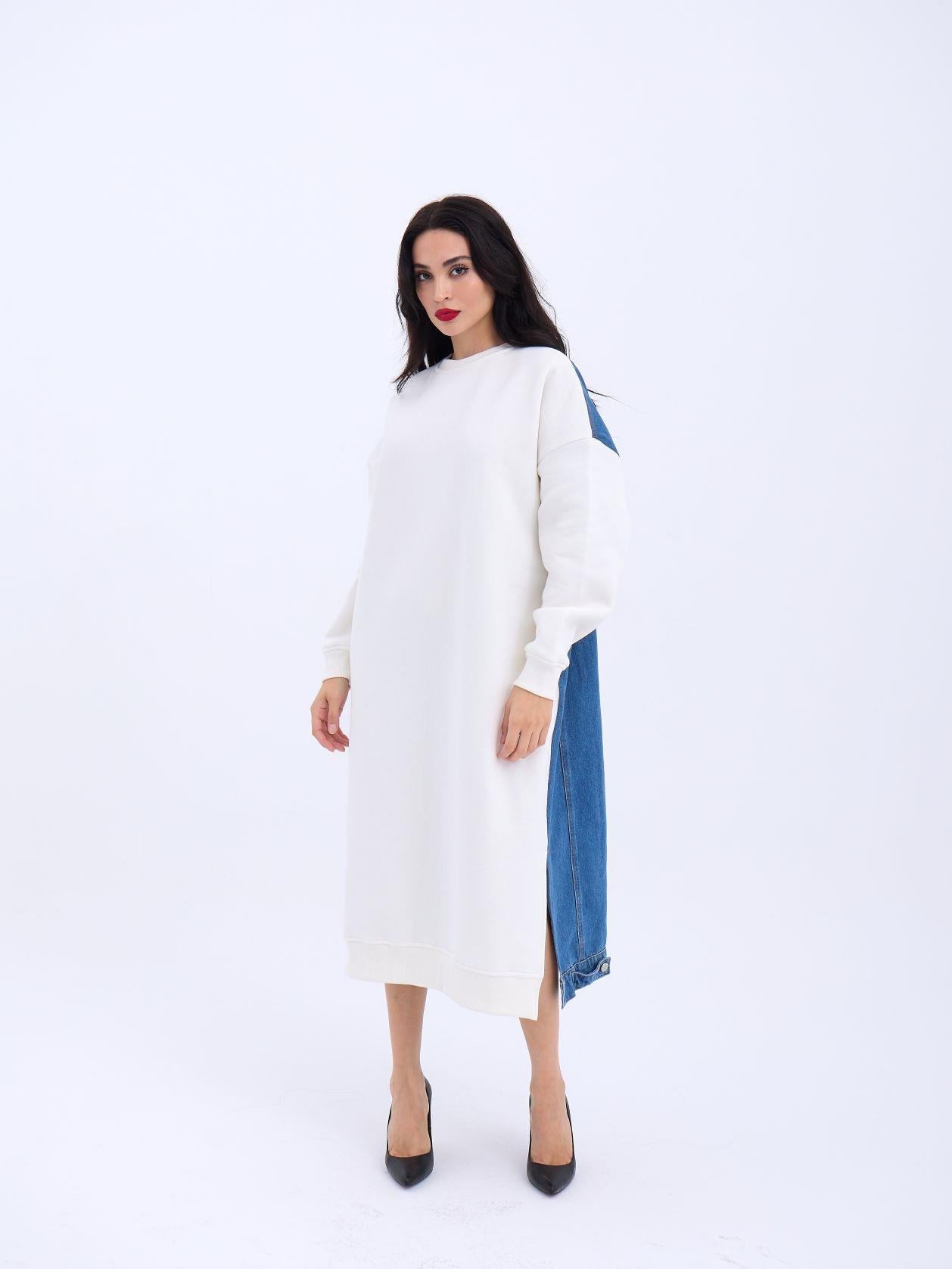 Long Sweat Dress - Brand: Fame - Women & Kids, Baby Clothes Wholesale - TheBS Women