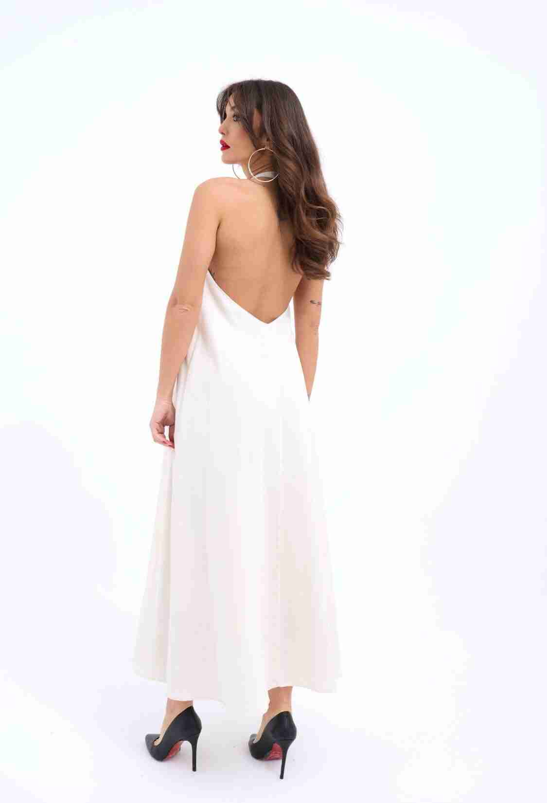 Dress - Beige - Brand: Fame - Women & Kids, Baby Clothes Wholesale - TheBS Women