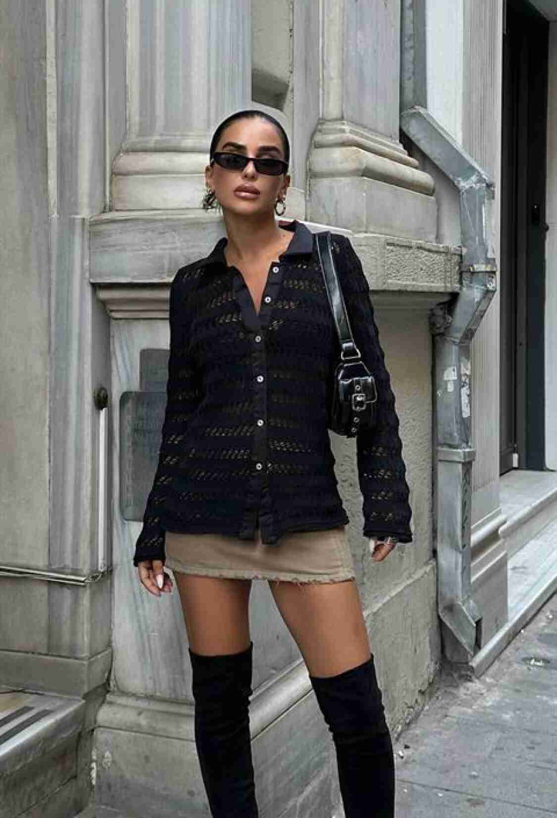 Fabric Collar Knitwear Cardigan - Brand: Sobe Istanbul - Women & Kids, Baby Clothes Wholesale - TheBS Women