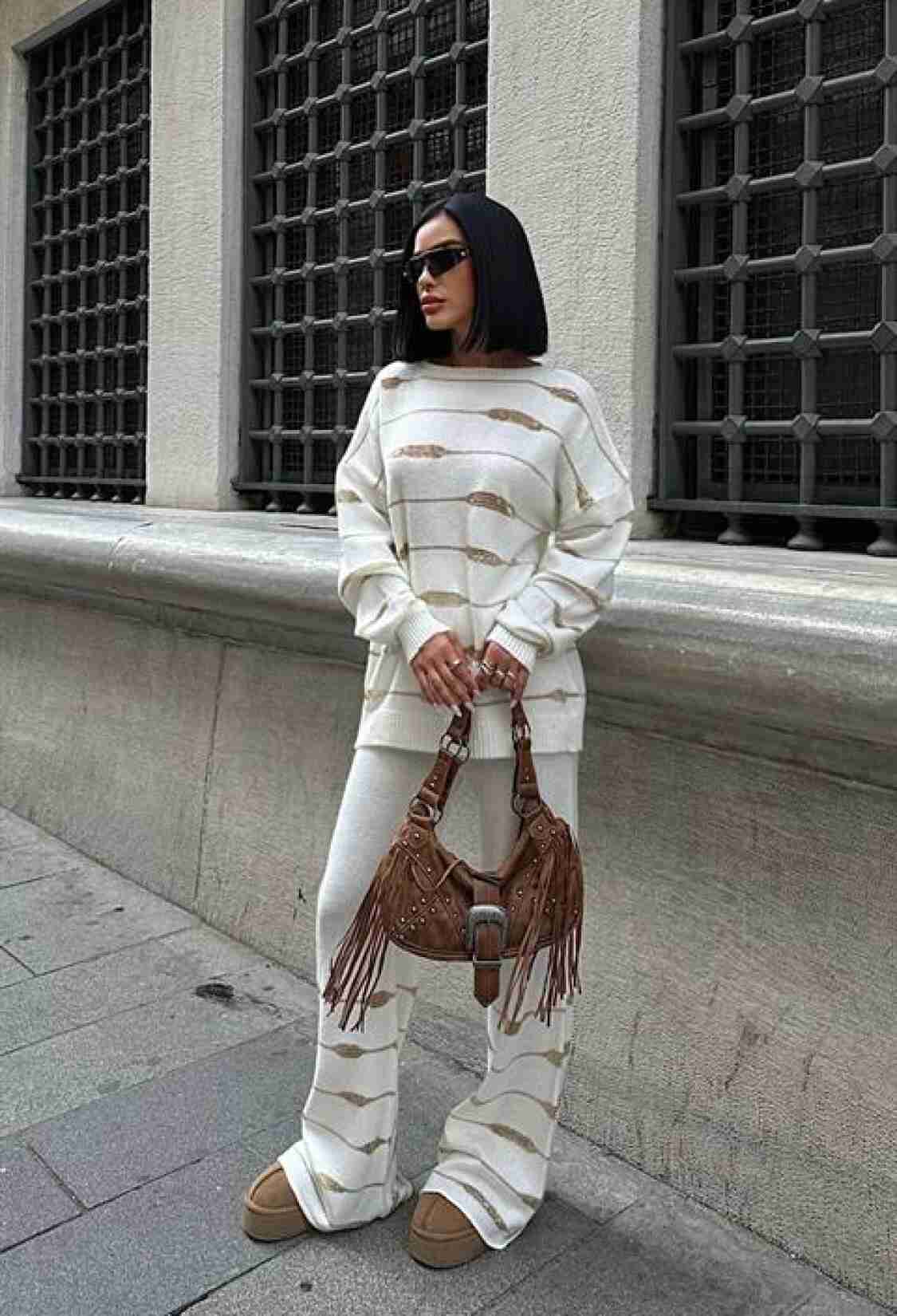 Shiny Knitwear Set - Brand: Sobe Istanbul - Women & Kids, Baby Clothes Wholesale - TheBS Women
