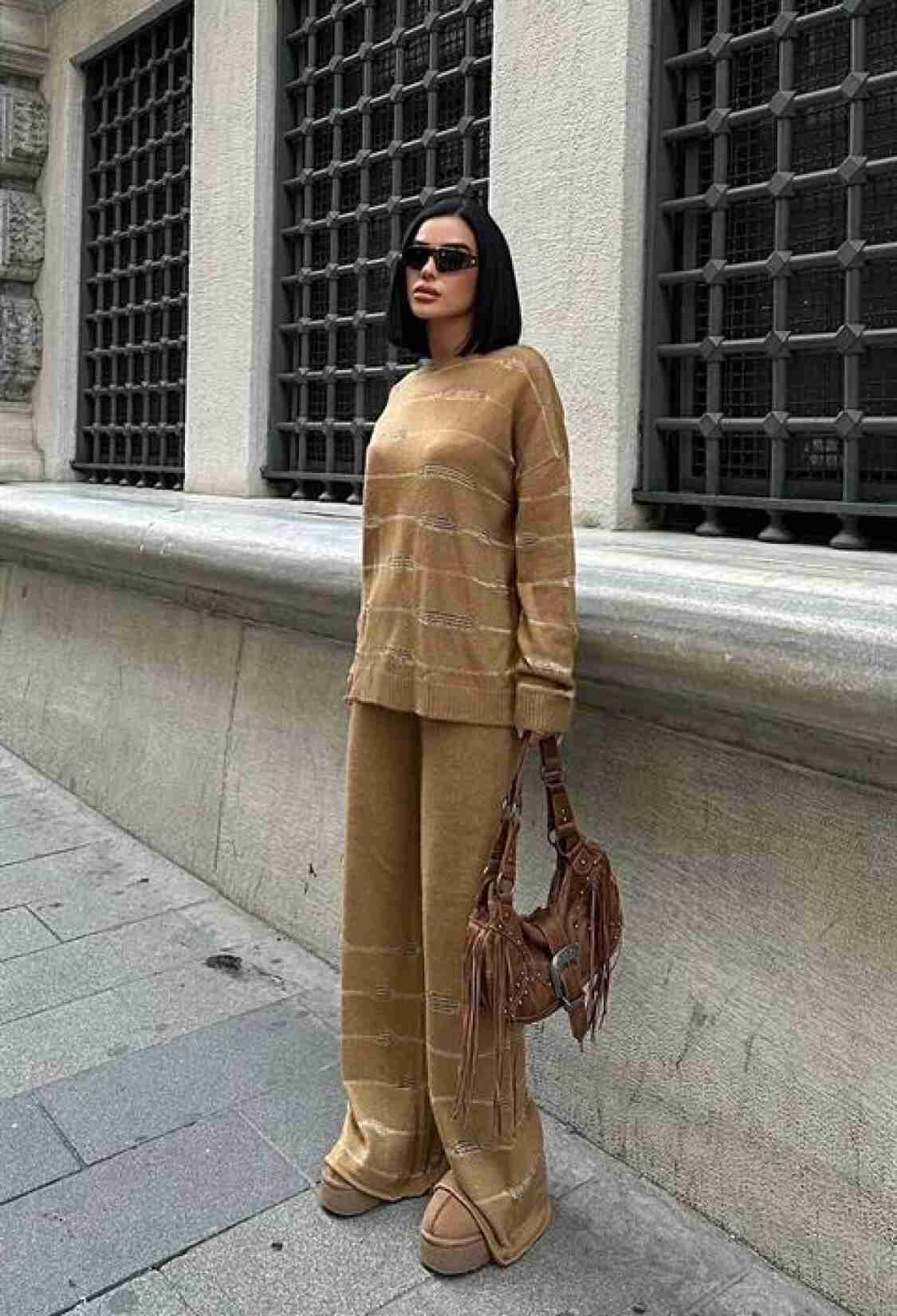Glittery Knitwear Set - Brand: Sobe Istanbul - Women & Kids, Baby Clothes Wholesale - TheBS Women