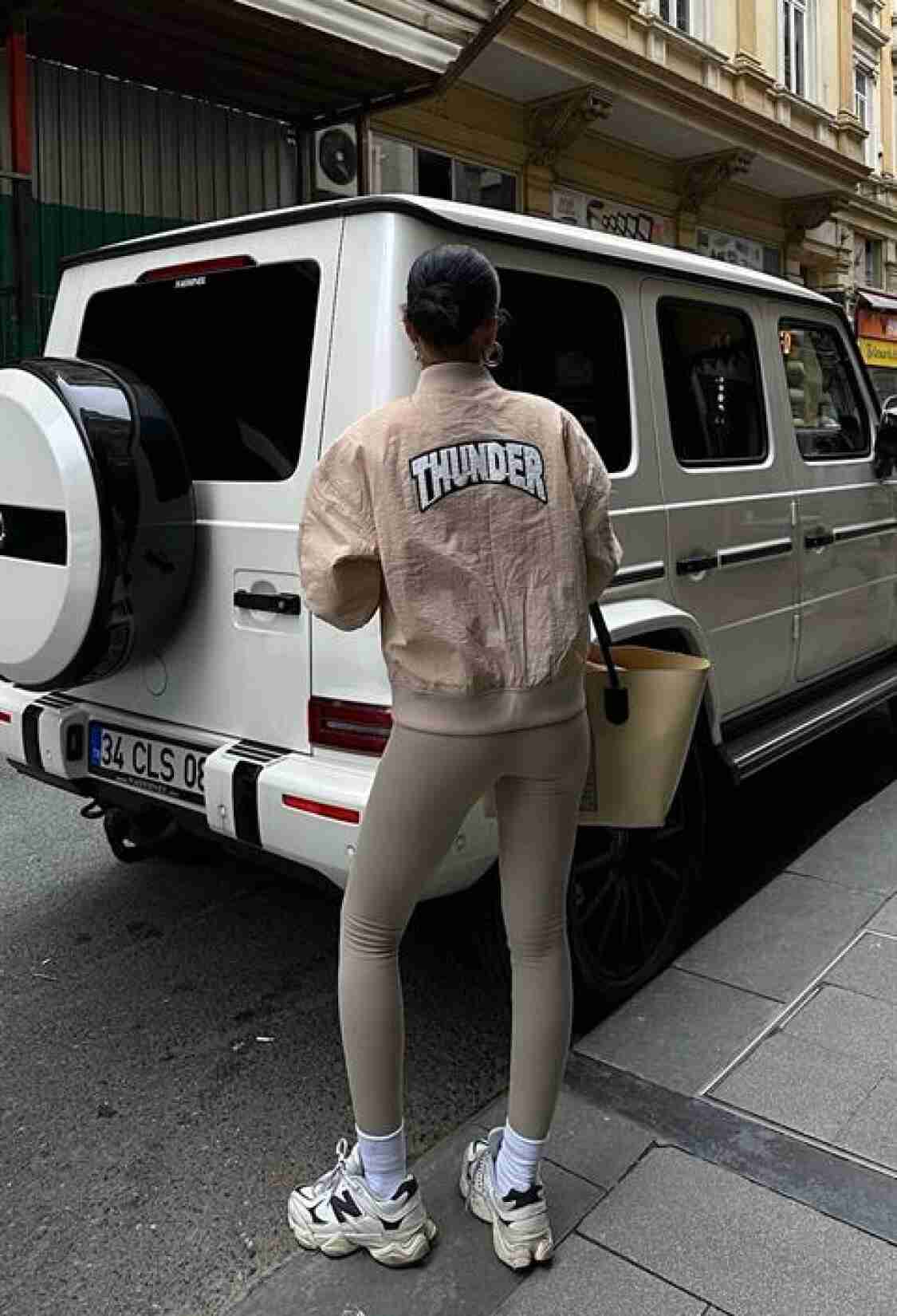 Back Printed Bomber Jacket - Brand: Sobe Istanbul - Women & Kids, Baby Clothes Wholesale - TheBS Women