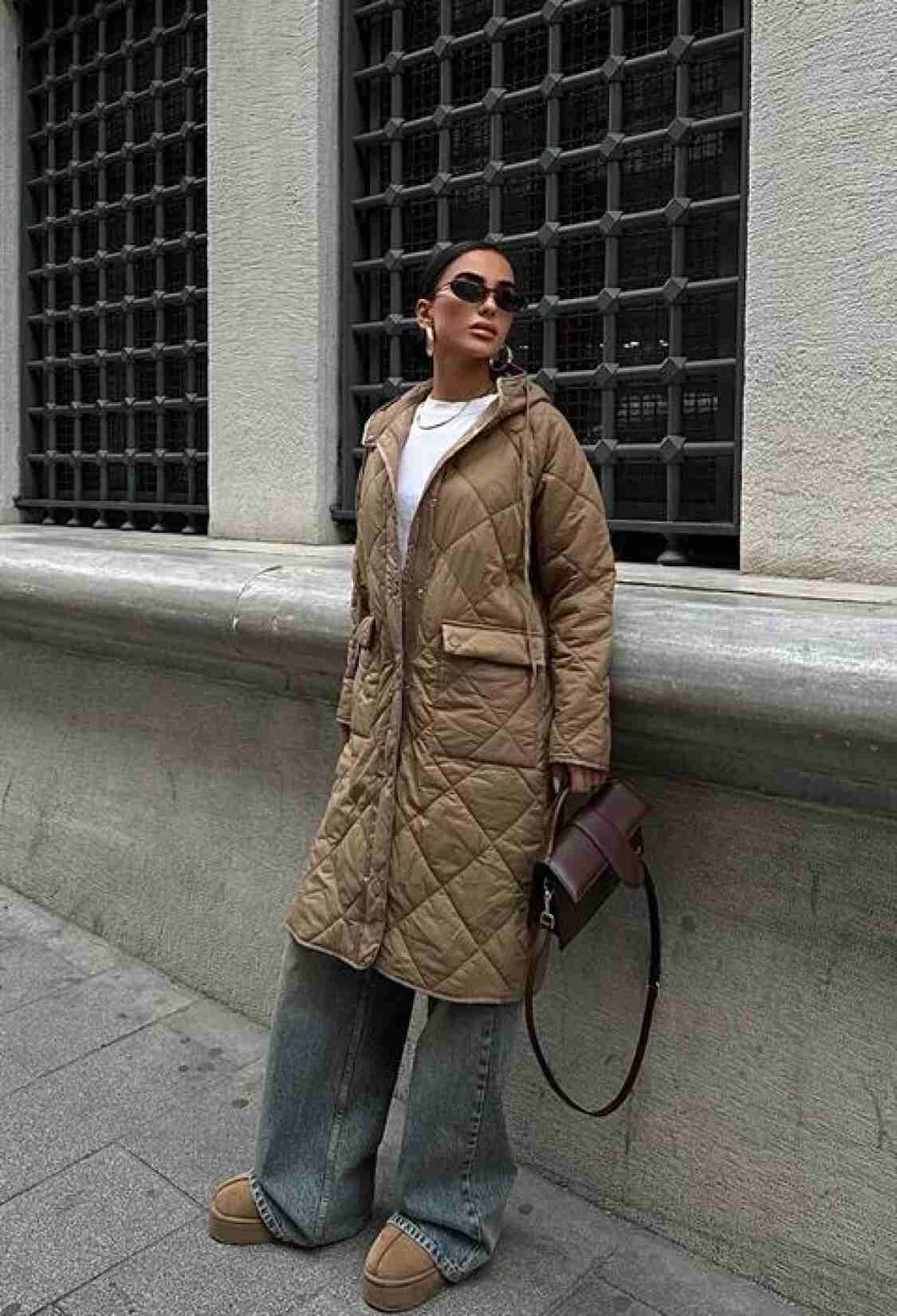 Zippered And Hooded Long Quilted Coat - Brand: Sobe Istanbul - Women & Kids, Baby Clothes Wholesale - TheBS Women