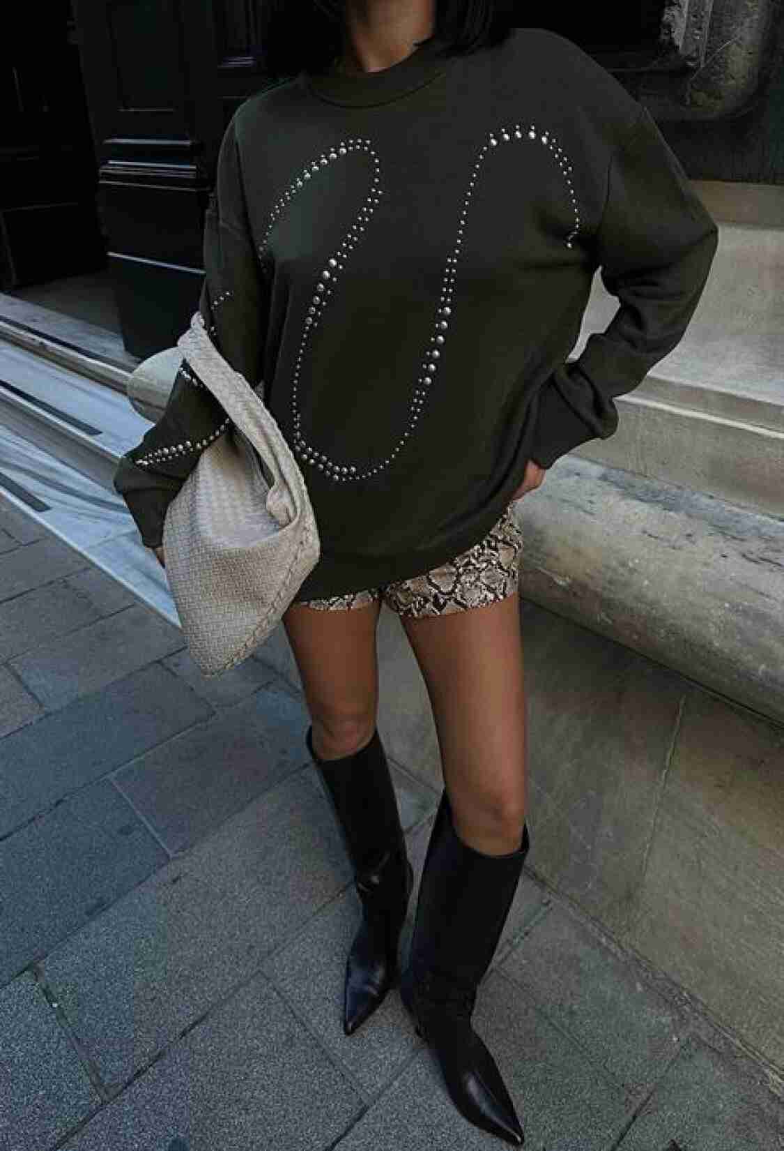 Silver Stone Sweatshirt - Brand: Sobe Istanbul - Women & Kids, Baby Clothes Wholesale - TheBS Women