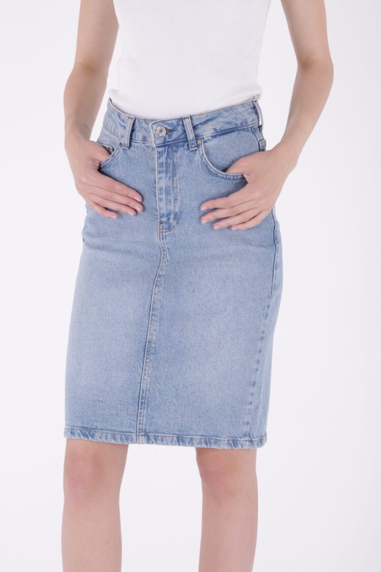 Mid Length Denim Skirt - Brand: XLove - Women & Kids, Baby Clothes Wholesale - TheBS Women