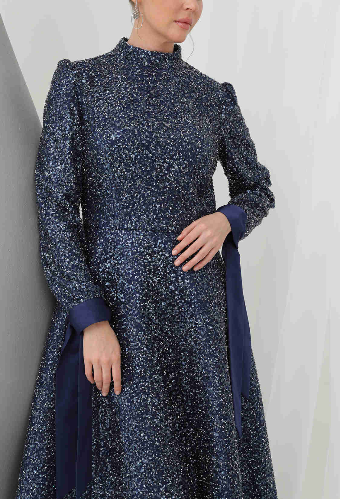 Elegant Evening Dress With Sparkly Sequin Detail - Brand: Puane - Women & Kids, Baby Clothes Wholesale - TheBS Women