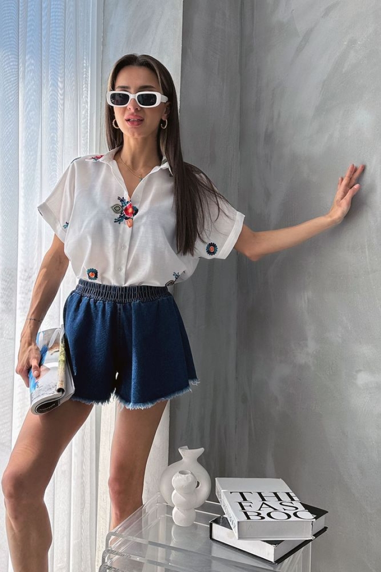Embroidered Shirt - Brand: Topshow - Women & Kids, Baby Clothes Wholesale - TheBS Women