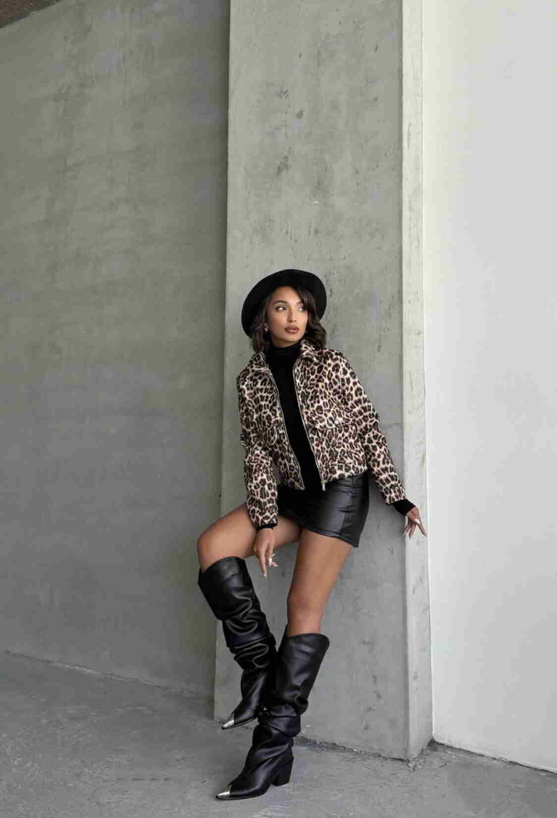 Leopard Pattern Cachet Coat - Brand: Topshow - Women & Kids, Baby Clothes Wholesale - TheBS Women