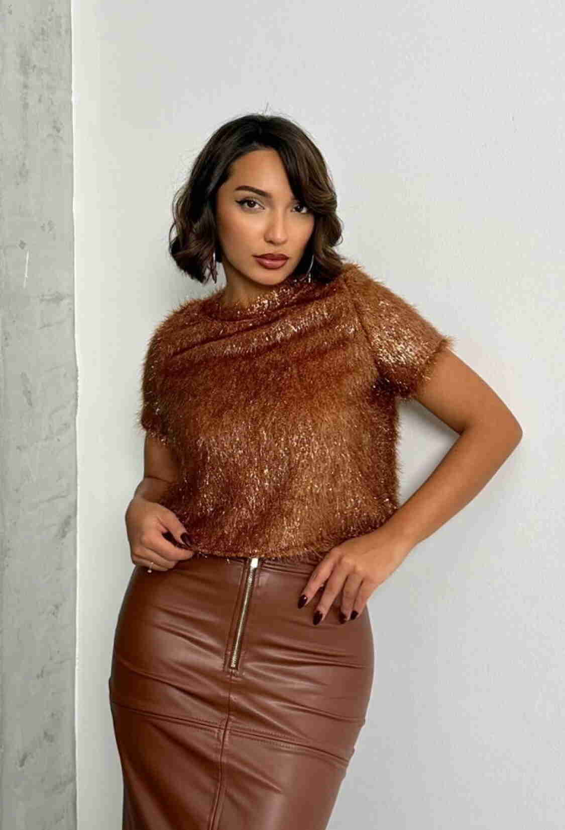 Glittery Fringed Blouse - Brand: Topshow - Women & Kids, Baby Clothes Wholesale - TheBS Women