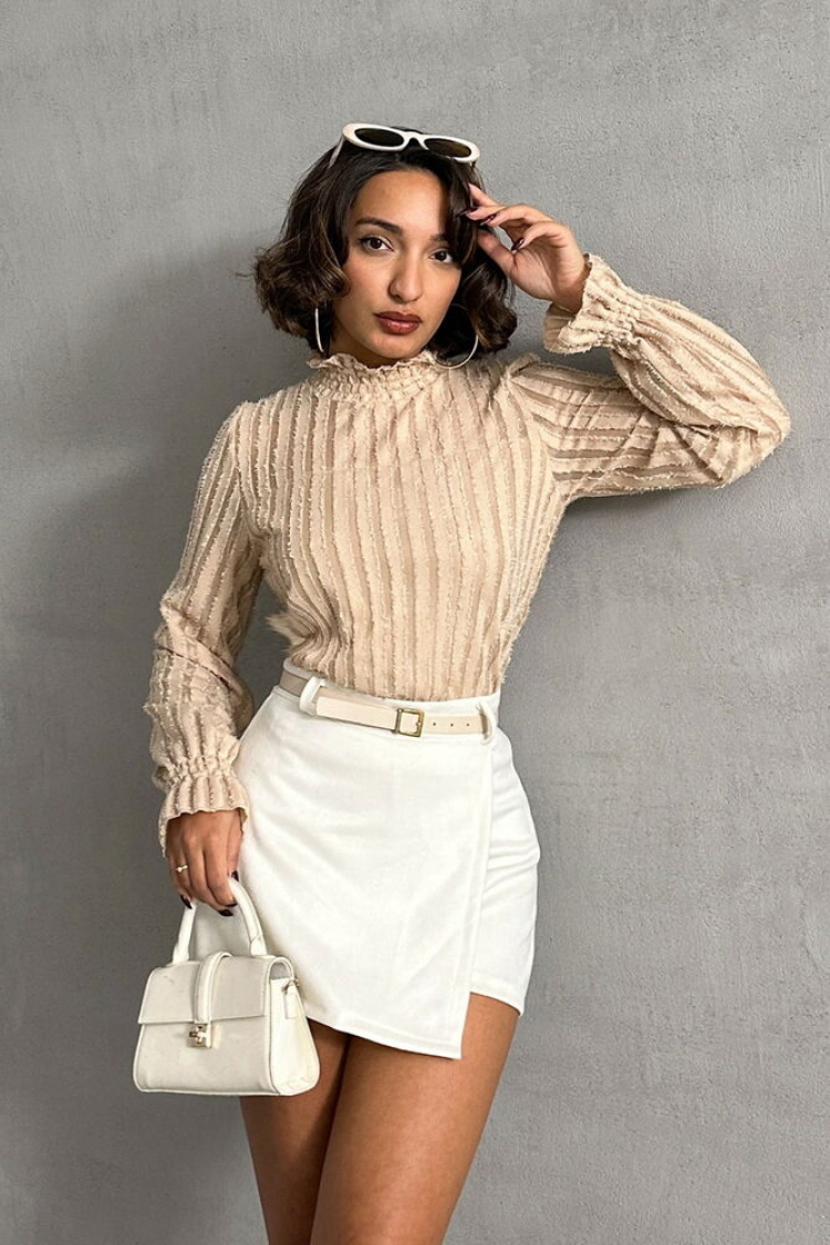 Glittery Bearded Blouse - Brand: Topshow - Women & Kids, Baby Clothes Wholesale - TheBS Women