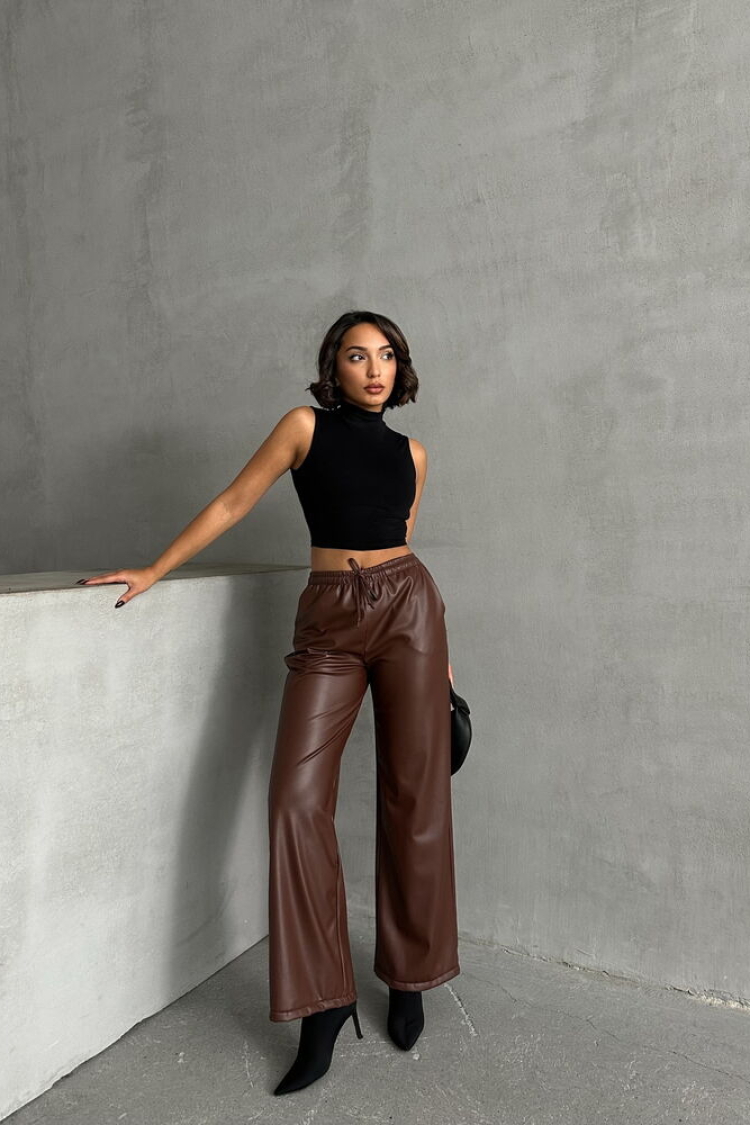 Leather Trousers - Brand: Topshow - Women & Kids, Baby Clothes Wholesale - TheBS Women