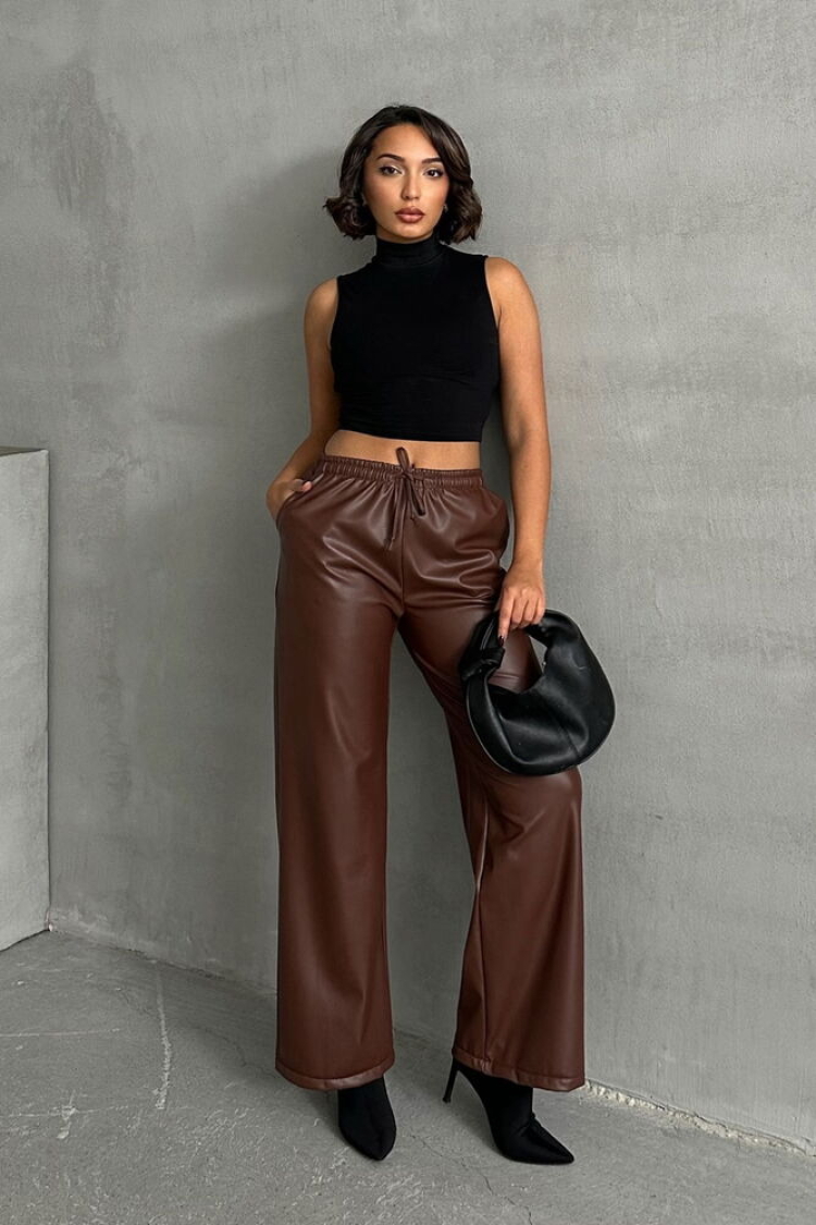 Leather Trousers - Brand: Topshow - Women & Kids, Baby Clothes Wholesale - TheBS Women