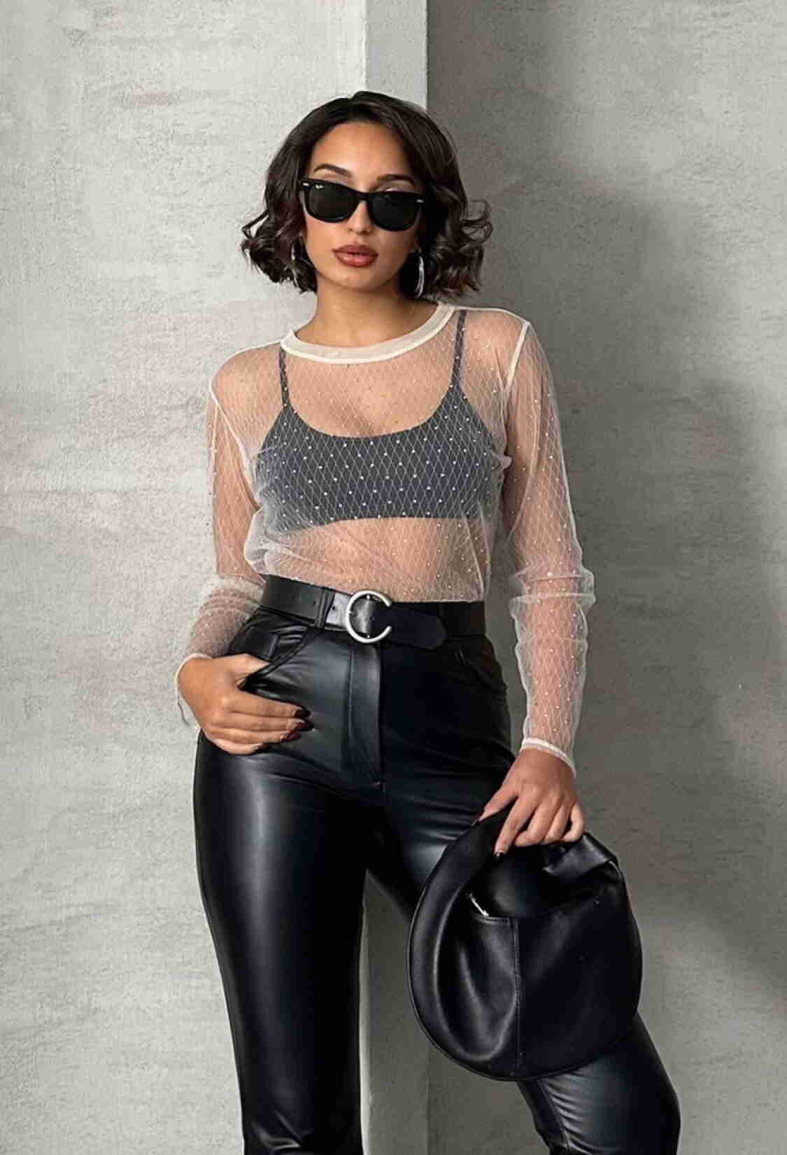 Polka Dot Tulle Blouse - Brand: Topshow - Women & Kids, Baby Clothes Wholesale - TheBS Women