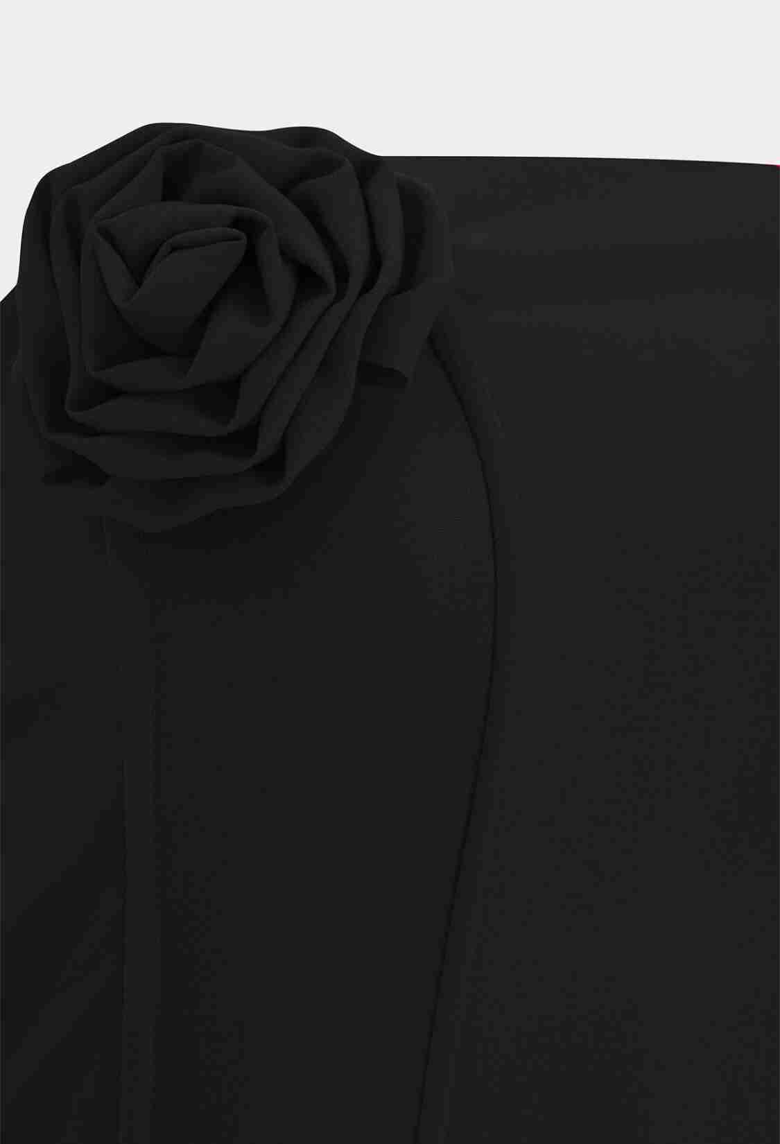 Rose Detail Strapless Crop Top - Brand: EYYO ATELIER - Women & Kids, Baby Clothes Wholesale - TheBS Women
