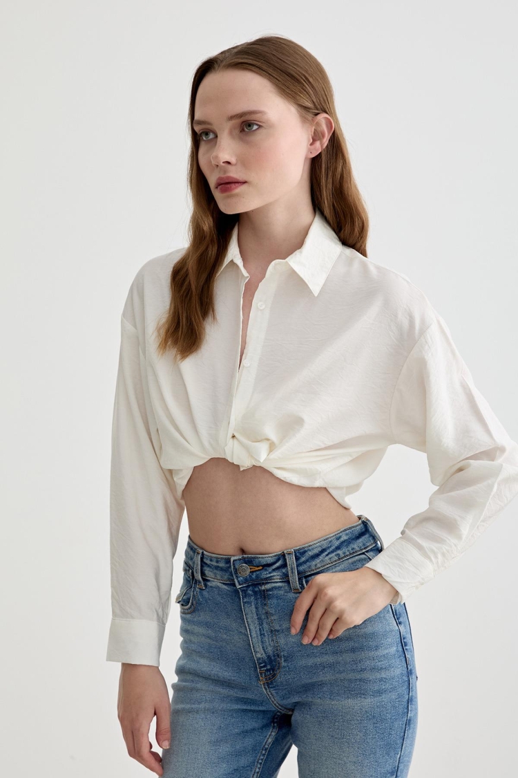 Women's Oversize Modal Shirt - Brand: Levure - Women & Kids, Baby Clothes Wholesale - TheBS Women