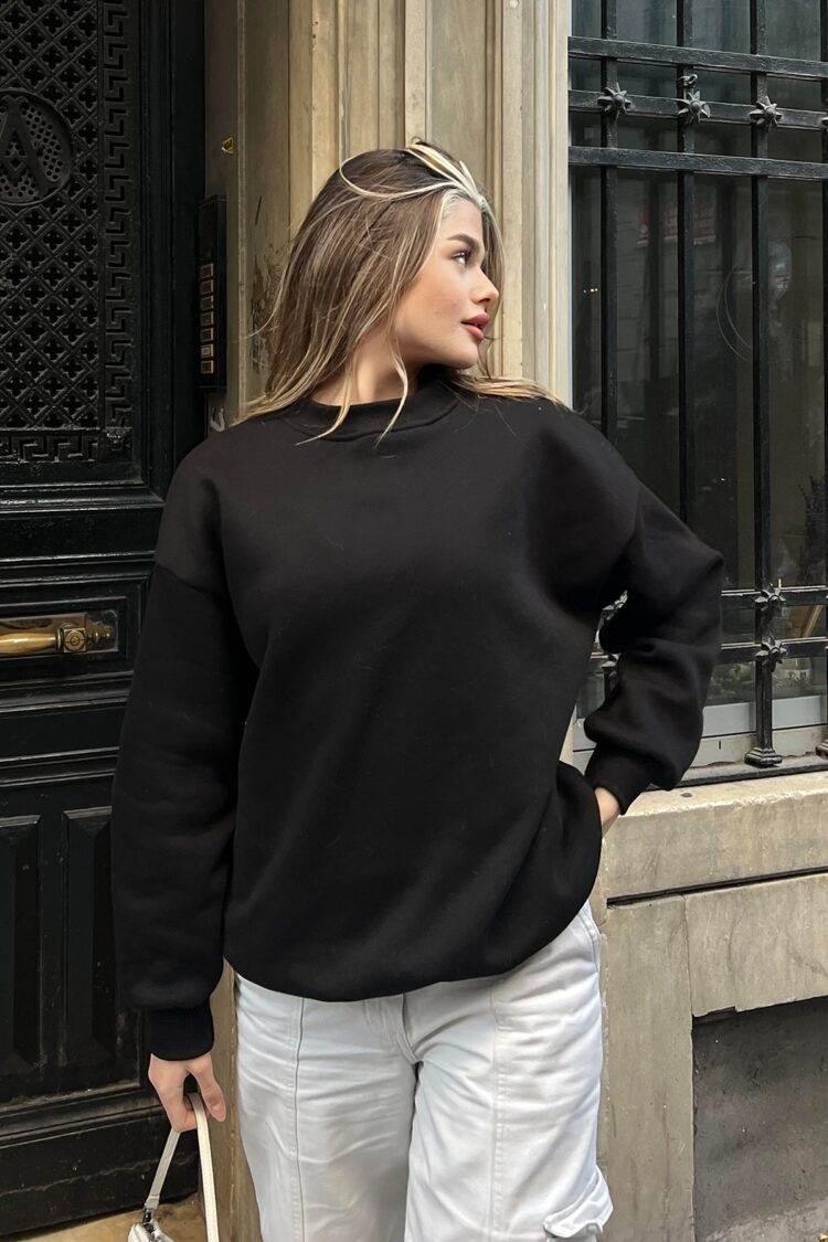 Basic Crew Neck Oversize Sweatshirt - Brand: la & vetta - Women & Kids, Baby Clothes Wholesale - TheBS Women