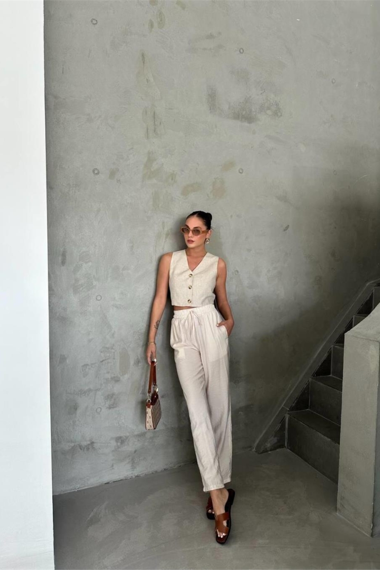 Elastic Waist Modal Fabric Trousers - Brand: Ello - Women & Kids, Baby Clothes Wholesale - TheBS Women
