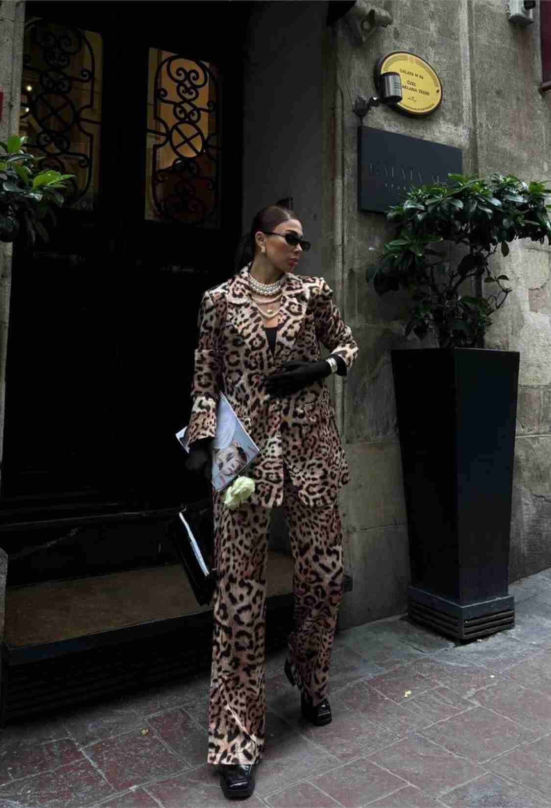 Satin Leopard Suit - Brand: Ello - Women & Kids, Baby Clothes Wholesale - TheBS Women