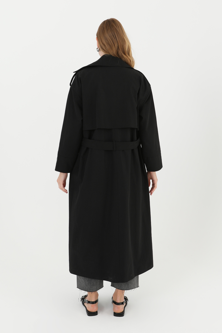 Women's Pocket Accessory Detailed Trench - Brand: SOUL - Women & Kids, Baby Clothes Wholesale - TheBS Women