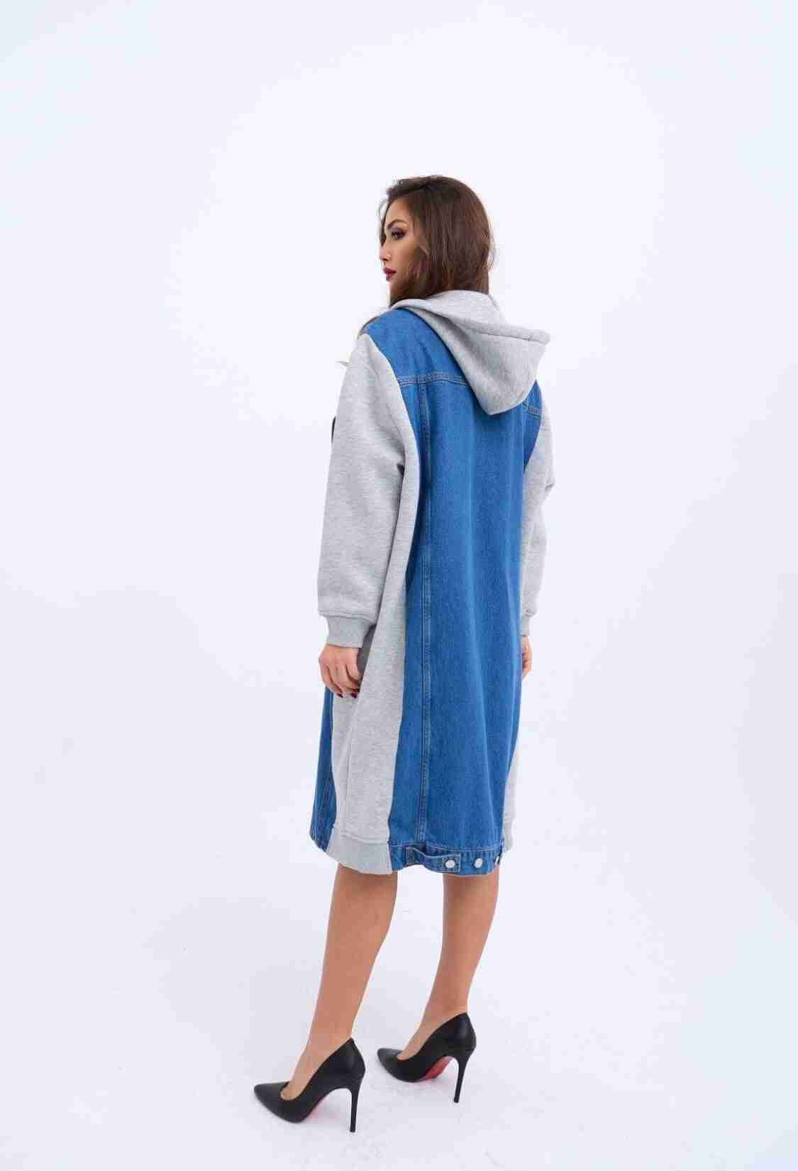 Long Denim Jacket - Brand: Fame - Women & Kids, Baby Clothes Wholesale - TheBS Women