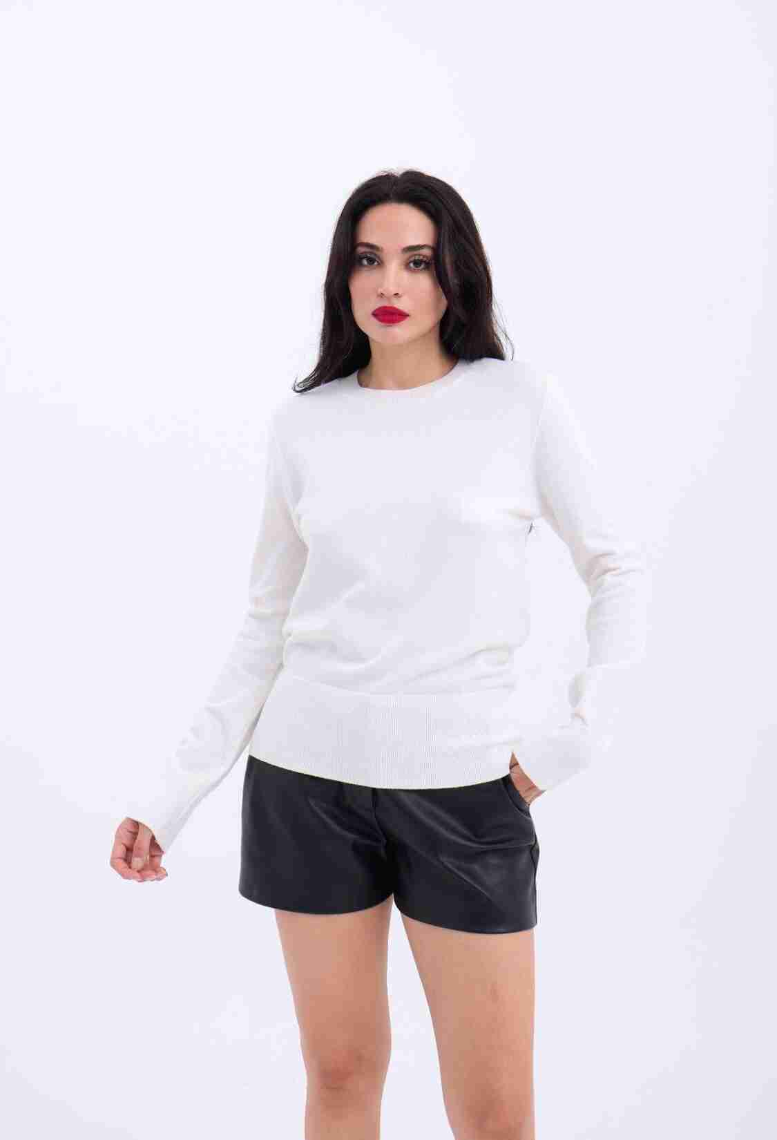 Knitwear Basic Sweater - Brand: Fame - Women & Kids, Baby Clothes Wholesale - TheBS Women