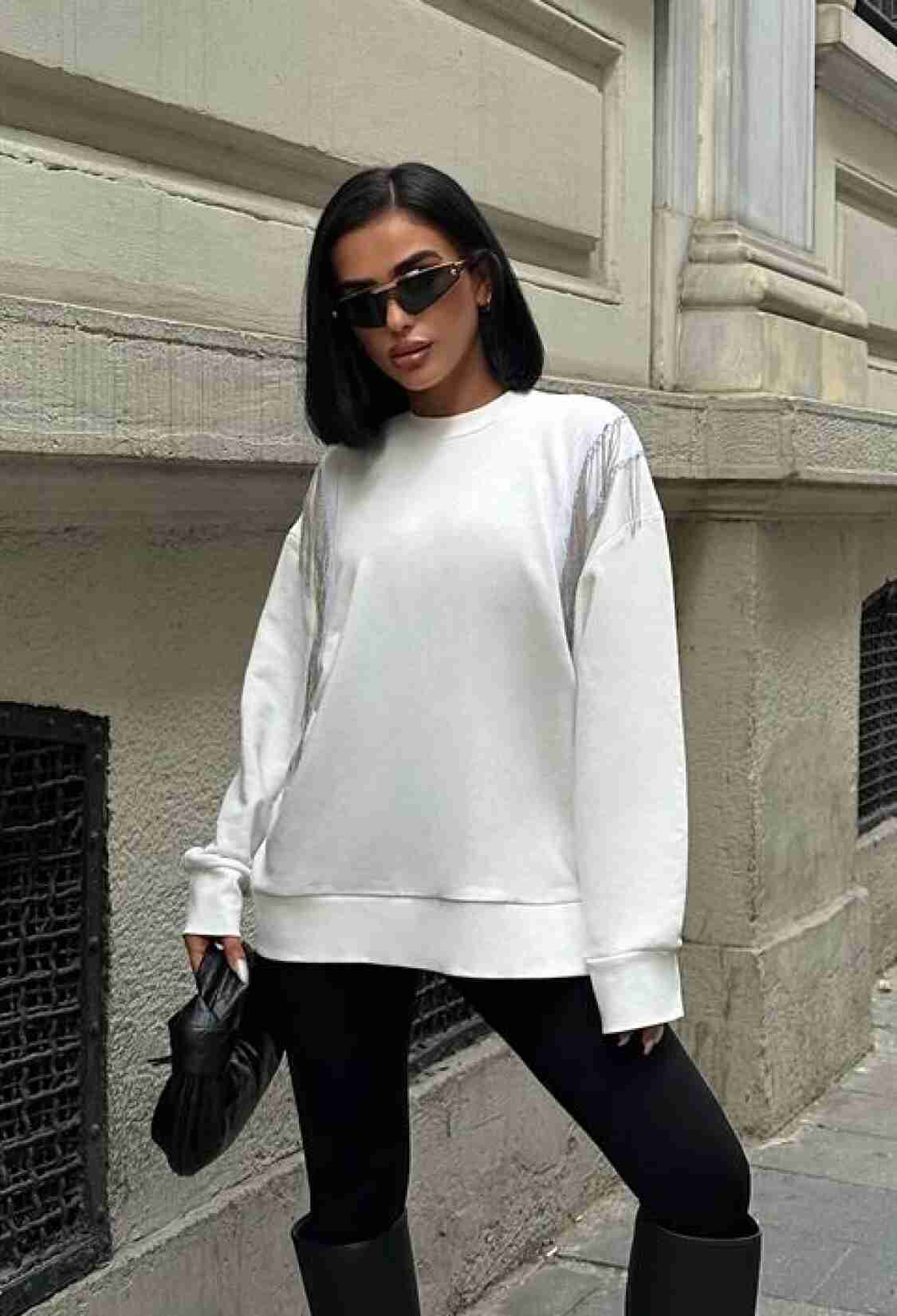 Metallic Pendulum Sweatshirt - Brand: Sobe Istanbul - Women & Kids, Baby Clothes Wholesale - TheBS Women