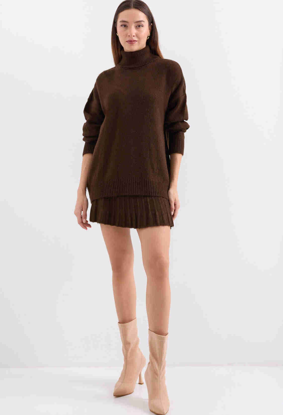 Sweater Skirt Knitwear Two Piece Set - Brand: Bigdart - Women & Kids, Baby Clothes Wholesale - TheBS Women