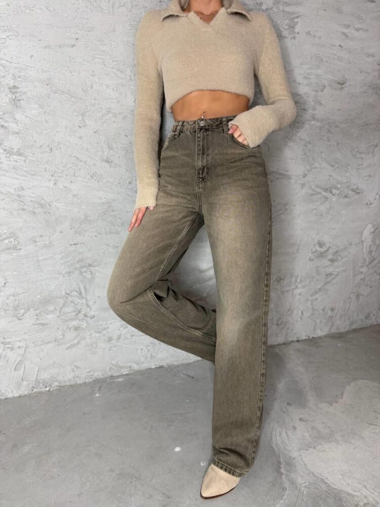 High Waist Loose Fit Jeans - Brand: LACARINO - Women & Kids, Baby Clothes Wholesale - TheBS Women