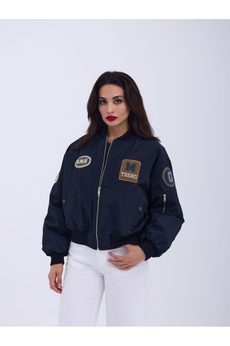 Coat - Navy Blue - Brand: Fame - Women & Kids, Baby Clothes Wholesale - TheBS Women