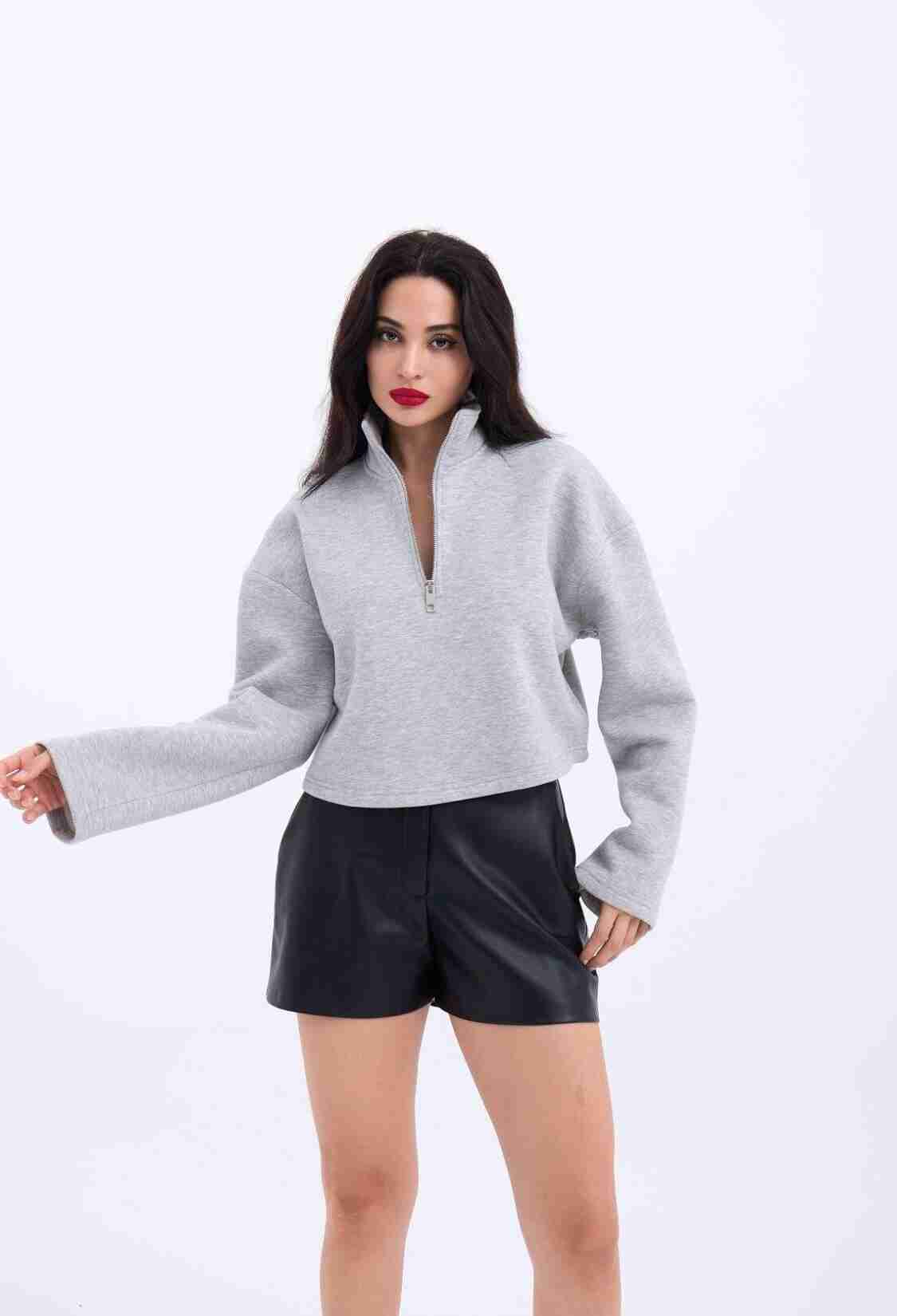 Sweat - Gray - Brand: Fame - Women & Kids, Baby Clothes Wholesale - TheBS Women