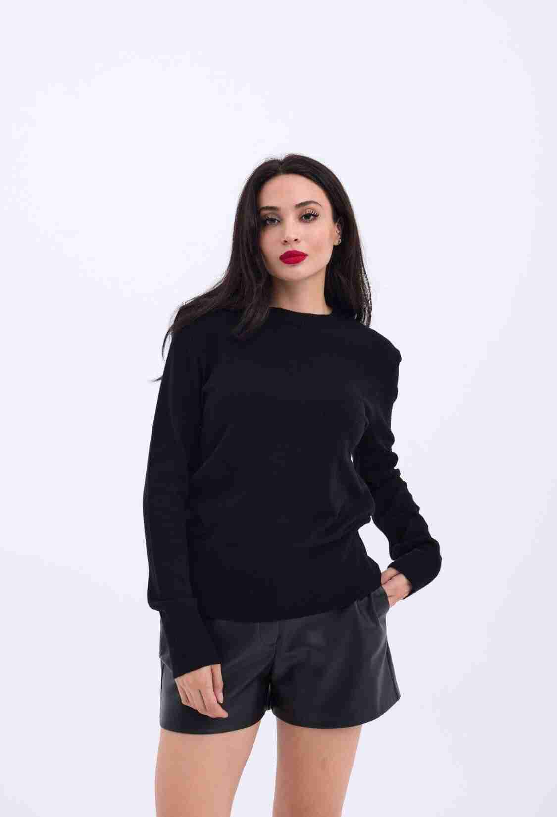 Knitwear Basic Sweater - Brand: Fame - Women & Kids, Baby Clothes Wholesale - TheBS Women