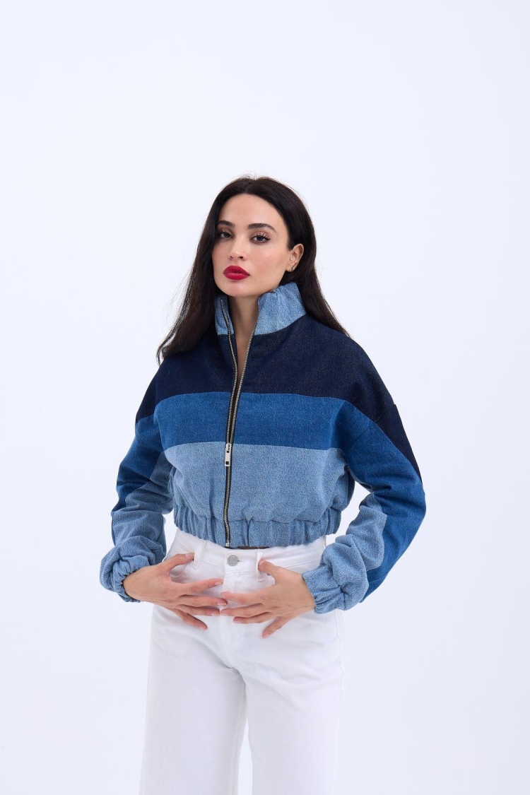 Denim Jacket - Blue - Brand: Fame - Women & Kids, Baby Clothes Wholesale - TheBS Women
