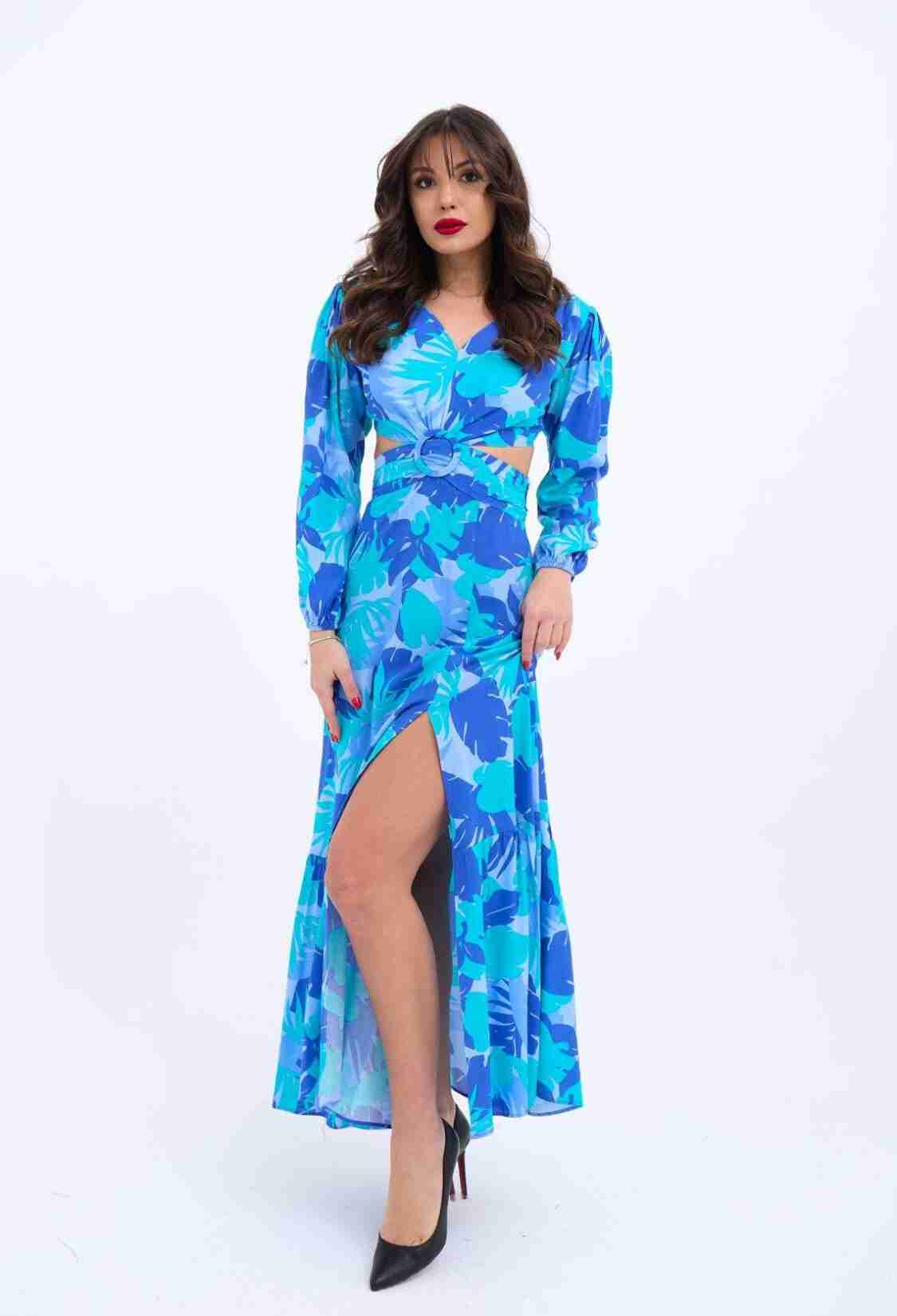 Dress - Multicolored - Brand: Fame - Women & Kids, Baby Clothes Wholesale - TheBS Women