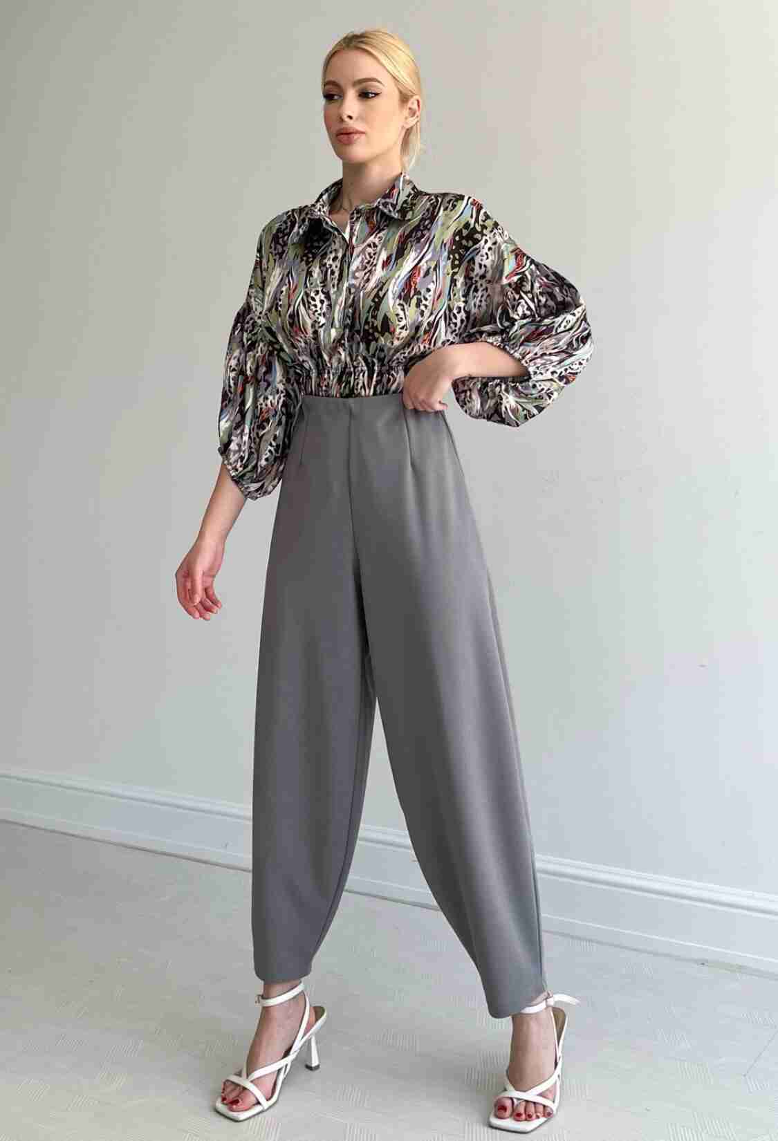 Elastic Waist Satin Shirt - Brand: Reyon - Women & Kids, Baby Clothes Wholesale - TheBS Women